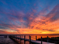 DuckSunset2022BluePtDock11x14_ED56185